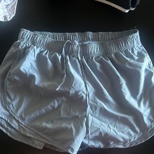 Light blue athletic nike shorts size L